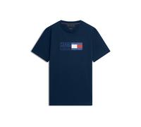 Tommy Hilfiger T-Shirt Homme Brand Love Text Box MW0MW42366 S/S, Bleu, L