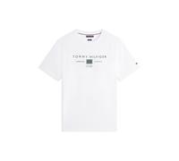 TOMMY HILFIGER T-Shirt 'BRAND LOVE' vert / blanc, Taille XXL