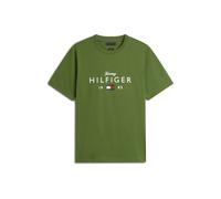 TOMMY HILFIGER T-Shirt 'BRAND LOVE' vert / rouge / noir / blanc, Taille S
