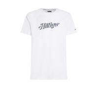 TOMMY HILFIGER T-Shirt crème / bleu marine / blanc, Taille M