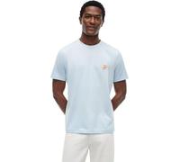 Tommy Hilfiger T-Shirt de Bain pour Homme Script Monogram MW0MW43066, Bleu, L