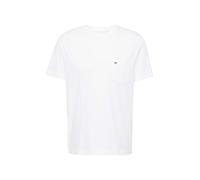 Tommy Hilfiger T-Shirt Manches Courtes Homme Essential avec Poche sur la Poitrine, Blanc (White), L