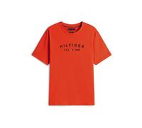 TOMMY HILFIGER T-Shirt 'FATHERS DAY' bleu marine / mandarine / rouge / blanc, Taille M