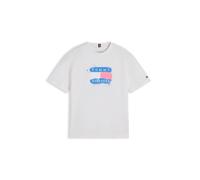 TOMMY HILFIGER T-Shirt 'Flag Graffiti' bleu / orange / blanc, Taille 74