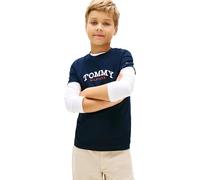 Tommy Hilfiger Monogram Graphic T-Shirt Kb0kb10263, Blue (Dark Night Navy), 12 Ans Garçon