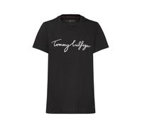 TOMMY HILFIGER T-shirt 'Heritage' noir / blanc, Taille XXS