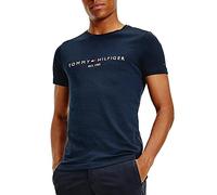 Tommy Hilfiger T-Shirt Homme Core Tommy Logo Tee Encolure Ronde, Bleu (Sky Captain), XL