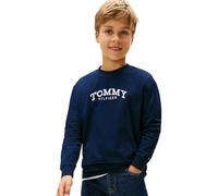 Tommy Hilfiger T-Shirt imprimé MONOTYPE LS KB0KB10052 L/S pour garçon, Bleu (Marine Nuit foncée), 6 Ans, Bleu Marine foncé, 6 Ans