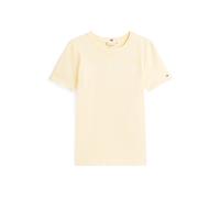 Tommy Hilfiger Reg Corp Logo C-NK SS Ww0ww40276 Femme Hauts en Tricot à Manches Courtes, Yellow (Frozen Custard), XXL