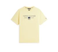 Tommy Hilfiger Brand Love Mono Stack Tee Mw0mw42365 T-Shirt S/S, Yellow (Citronella), L Homme