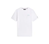 TOMMY HILFIGER T-Shirt jaune / menthe / noir / blanc, Taille M