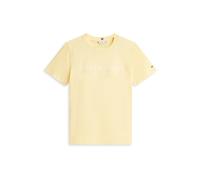 Tommy Hilfiger Femmes REG Corp Logo C-NK SS WW0WW40276 Autres Hauts, Jaune (Zesty Yellow), S, Jaune (Jaune zesté), S