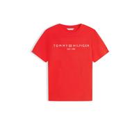 Tommy Hilfiger Regular Corp Logo C-neck Fire Red Taille: M | Chemises Outlet | Femme | Rouge