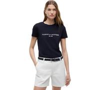 Tommy Hilfiger T-shirt Heritage femme col rond coupe régulière Desert Sky L