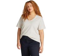 Tommy Hilfiger T-Shirt Manches Courtes Femme Modern Linen avec Col en V, Multicolore (Calico/Dark Night Navy STP), 52