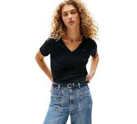 Tommy Hilfiger Slim Cody Short Sleeve V Neck T-shirt Bleu M Femme