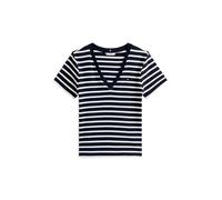 Tommy Hilfiger T-Shirt Manches Courtes Femme New Slim Cody Col en V