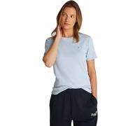 Tommy Hilfiger T-Shirt Manches Courtes Femme Slim Cody Col Ras-du-Cou, Bleu (Breezy Blue), XL