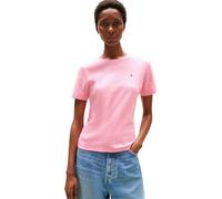 Tommy Hilfiger T-Shirt Manches Courtes Femme Slim Cody Col Ras-du-Cou, Rose (Classic Pink), M