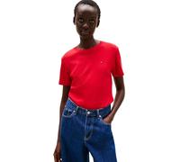 Tommy Hilfiger T-Shirt Manches Courtes Femme Slim Cody Col Ras-du-Cou, Rouge (Primary Red), L