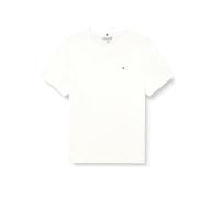 Tommy Hilfiger T-Shirt Manches Courtes Femme Slim Cody en Coton, Blanc (Ecru), 48