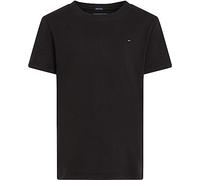 Tommy Hilfiger T-Shirt Manches Courtes Garçon Col Ras-du-Cou, Noir (Meteorite), 6 Ans