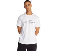 Tommy Hilfiger BIG RWB Hilfiger Tee MW0MW37448 T-Shirt S/S, White (White), XS Homme