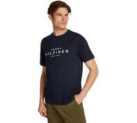 Tommy Hilfiger T-Shirt Manches Courtes Homme Big Regular Fit, Bleu (Desert Sky), M