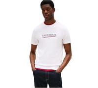 Tommy Hilfiger T-Shirt Manches Courtes Homme Brand Love Tee en Coton, Blanc (White), M