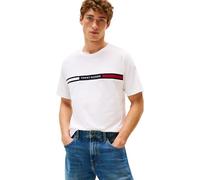 Tommy Hilfiger T-Shirt Manches Courtes Homme Col Ras-du-Cou, Blanc (White), XL