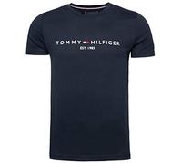 Tommy Hilfiger Logo Short Sleeve T-shirt Bleu XS Homme