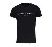 Tommy Hilfiger T-Shirt Manches Courtes Homme Core Tommy Logo Col Ras-du-Cou