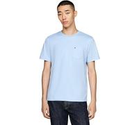 Tommy Hilfiger T-Shirt Manches Courtes Homme Essential avec Poche Poitrine, Bleu (Vessel Blue), S