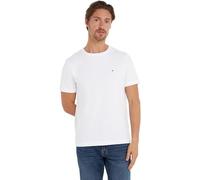 Tommy Hilfiger T-Shirt Manches Courtes Homme Essential Regular Fit Col Ras-du-Cou, Blanc (White), S