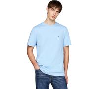 Tommy Hilfiger T-Shirt Manches Courtes Homme Essential Regular Fit Col Ras-du-Cou, Bleu (Vessel Blue), S