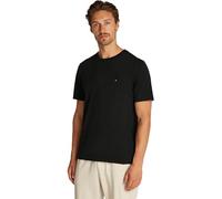 Tommy Hilfiger T-Shirt Manches Courtes Homme Essential Regular Fit Col Ras-du-Cou, Noir (Black), L