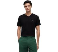 Tommy Hilfiger T-Shirt Manches Courtes Homme Essential Tee avec Col en V, Noir (Black), L