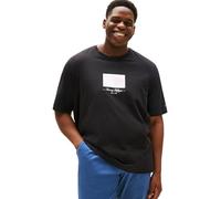 Tommy Hilfiger T-Shirt Manches Courtes Homme Flag Tee Regular Fit, Noir (Black), 3XL