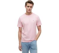 Tommy Hilfiger T-Shirt Manches Courtes Homme Seasonal Solid Tee avec Col Ras-du-Cou, Rose (Pink Lily), M