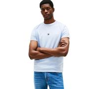 Tommy Hilfiger T-Shirt Manches Courtes Homme Slim Fit, Bleu (Heathered Blue), XXL