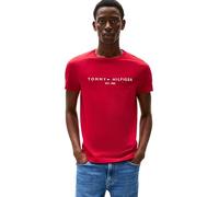 Tommy Hilfiger T-Shirt Manches Courtes Homme Slim Fit, Rouge (Medium Red), M