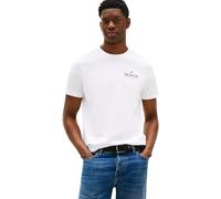 Tommy Hilfiger Hilfiger Stack Regular Fit T-shirt In White Taille: XL | T-shirts Basiques Outlet | Homme | Blanche