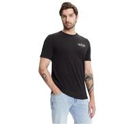 Tommy Hilfiger T-Shirt Manches Courtes Homme Stack Tee Regular Fit, Noir (Black), M