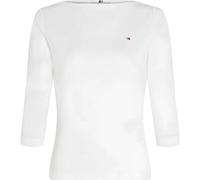 Tommy Hilfiger T-Shirt Manches Longues Femme New Cody Slim Col Bateau, Blanc (Nos Ecru), XXL