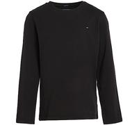 Tommy Hilfiger T-Shirt Manches Longues Garçon Basique, Noir (Meteorite), 12 Ans