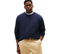 Tommy Hilfiger T-Shirt Manches Longues Homme Stretch Slim Fit avec Col Ras-du-Cou, Bleu (Desert Sky), 3XL