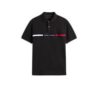 Tommy Hilfiger Polo Manches Courtes Homme Chest Insert Regular Fit, Noir (Black), XXL