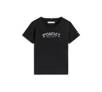 TOMMY HILFIGER T-Shirt noir / argent, Taille 140