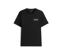 Tommy Hilfiger T-Shirt Manches Courtes Homme Stack Tee Regular Fit, Noir (Black), L