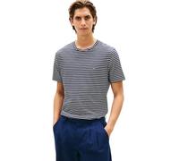 Tommy Hilfiger Essential Seasonal Regular Fit T-shirt Desert Sky/ecru Strip Taille: S | T-shirts Basiques Outlet | Homme